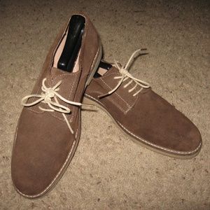 Asher Green Mens Suede Oxfords - Brown 8 1/2